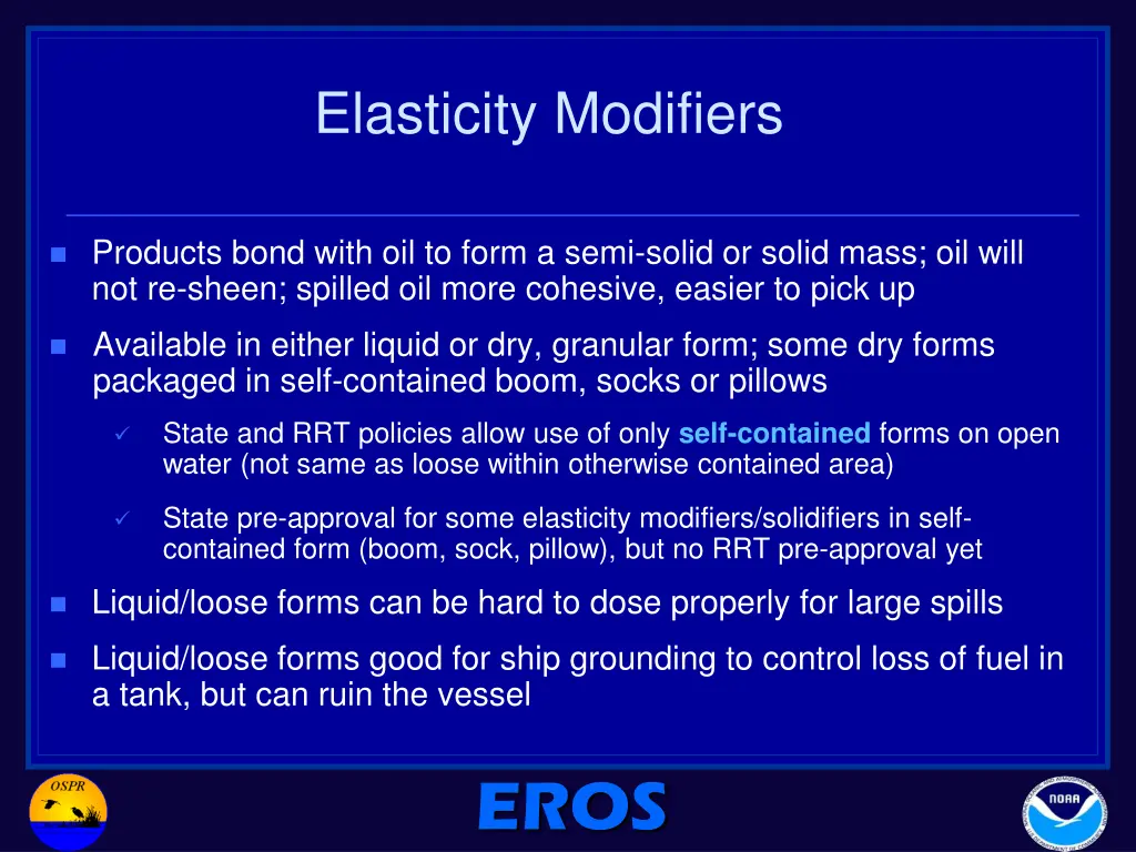 elasticity modifiers