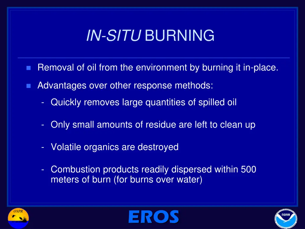 in situ burning 1