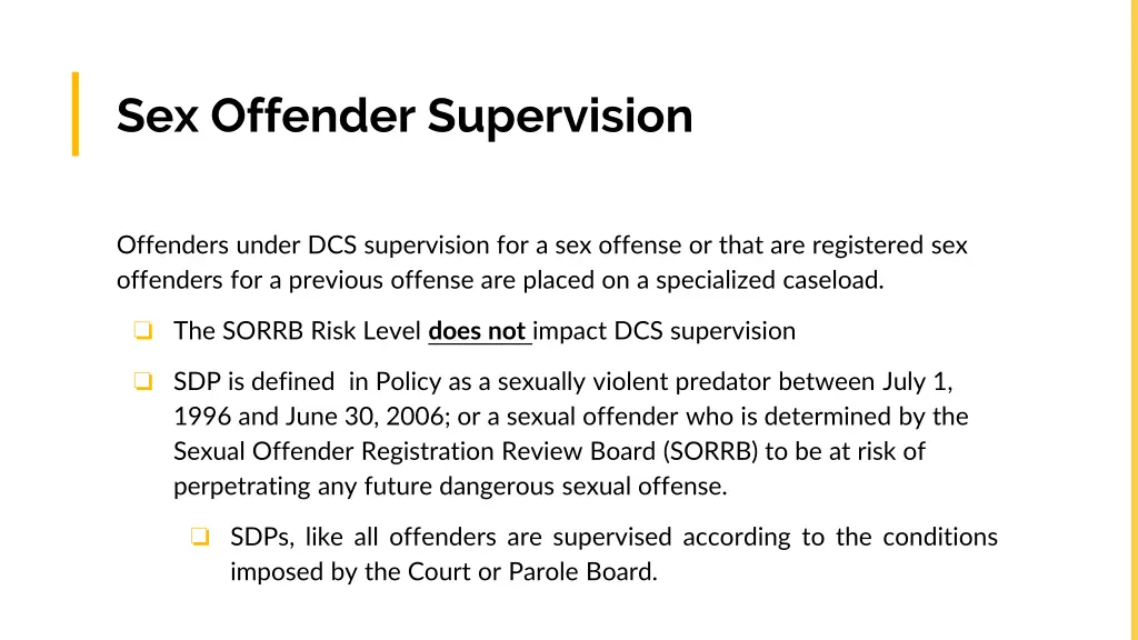 sex offender supervision