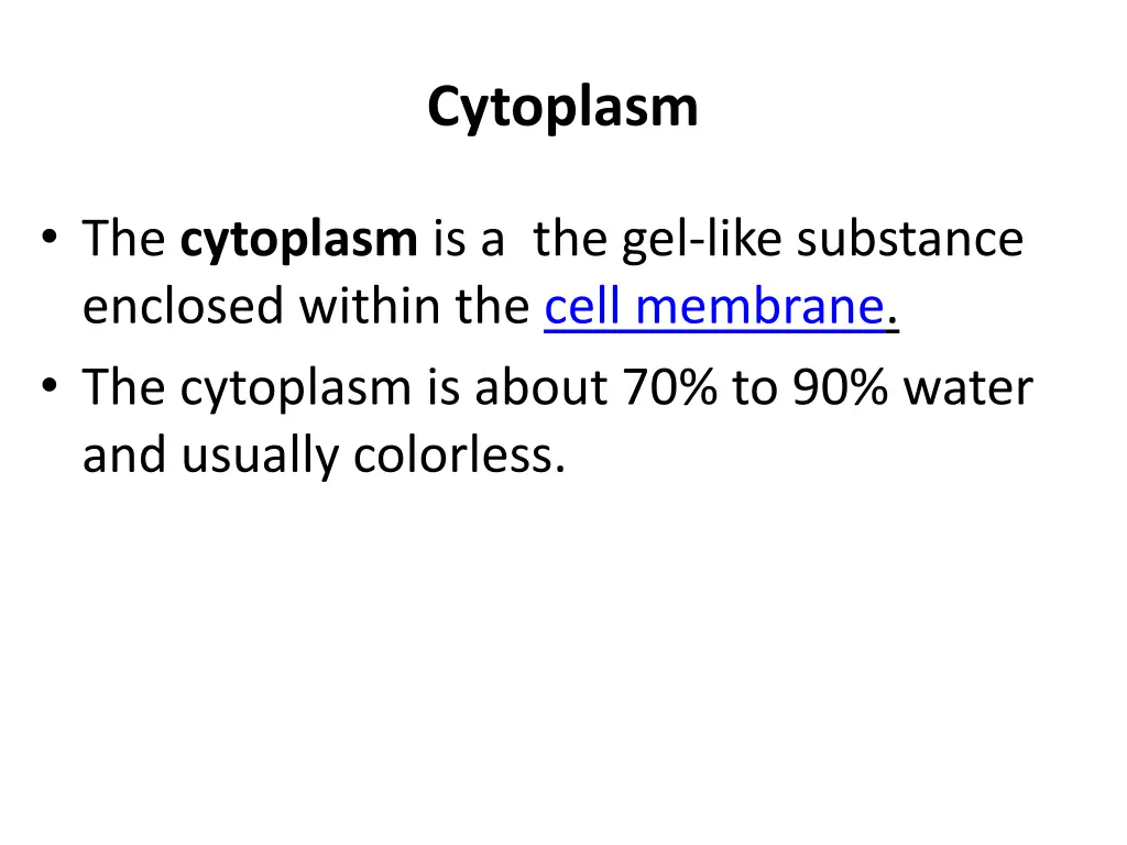 cytoplasm