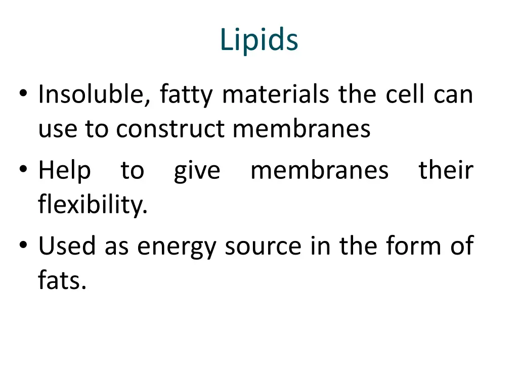 lipids