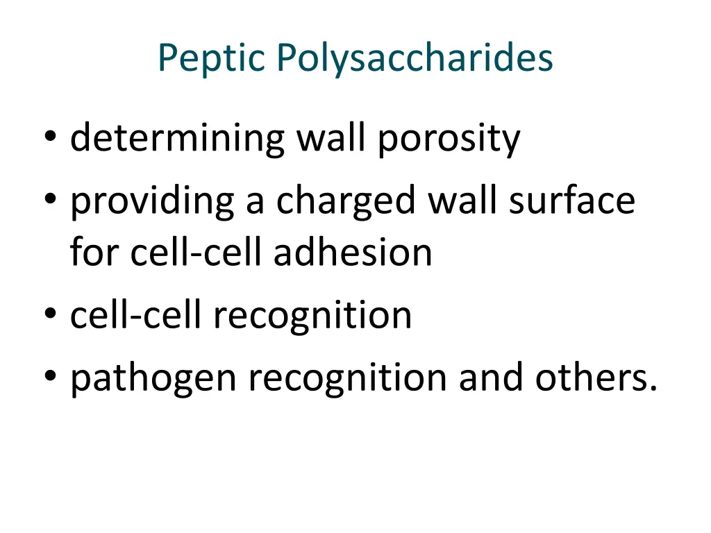 peptic polysaccharides