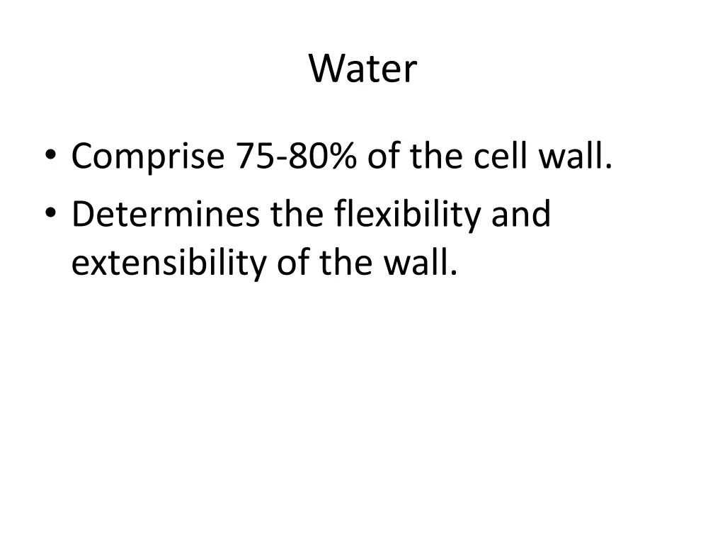 water