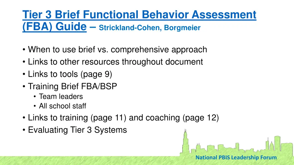 tier 3 brief functional behavior assessment