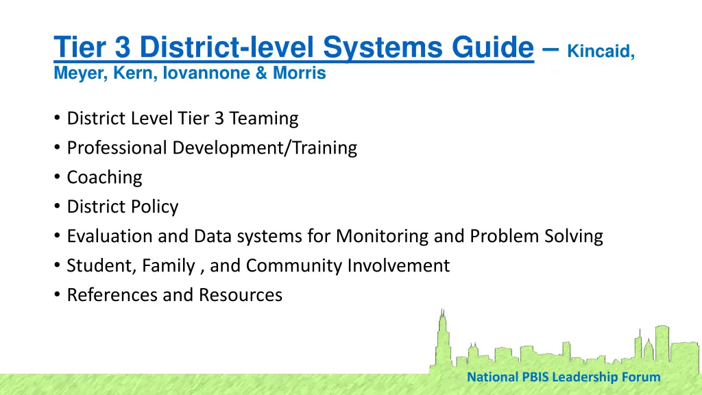 tier 3 district level systems guide kincaid meyer