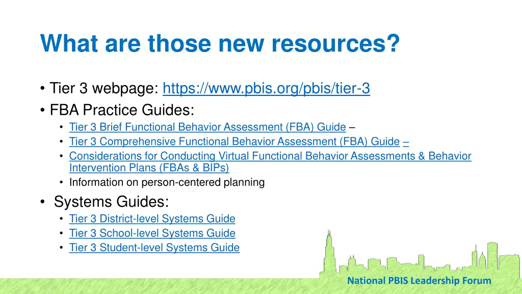 what are those new resources