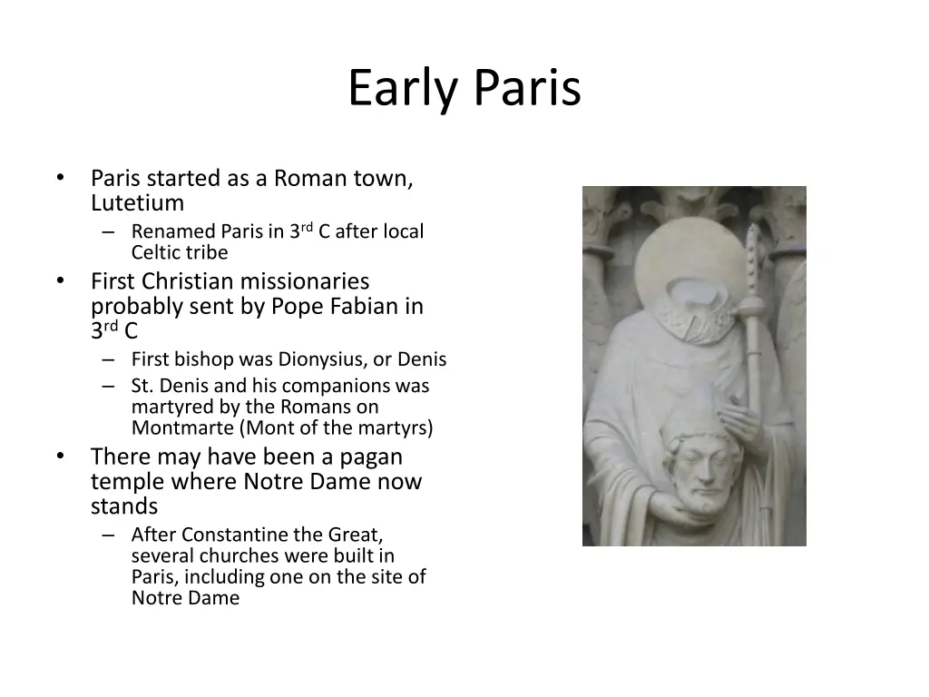 early paris