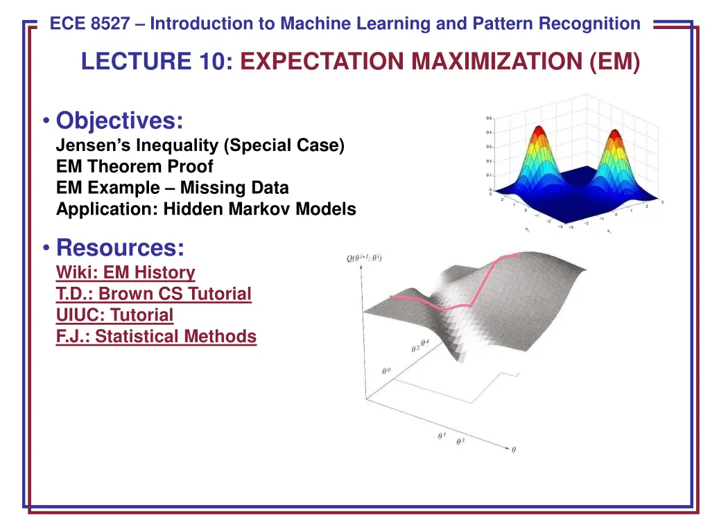ece 8443 pattern recognition ece 8527