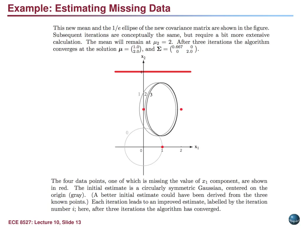 example estimating missing data 3
