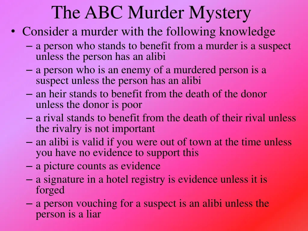 the abc murder mystery consider a murder with