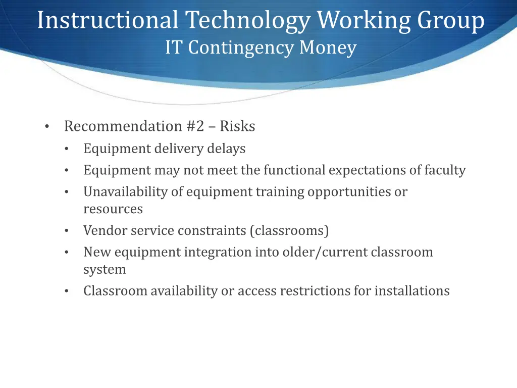 instructional technology working group 3