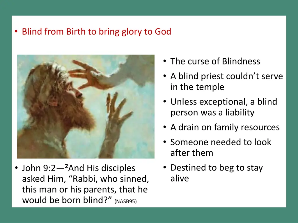 blind from birth to bring glory to god 5