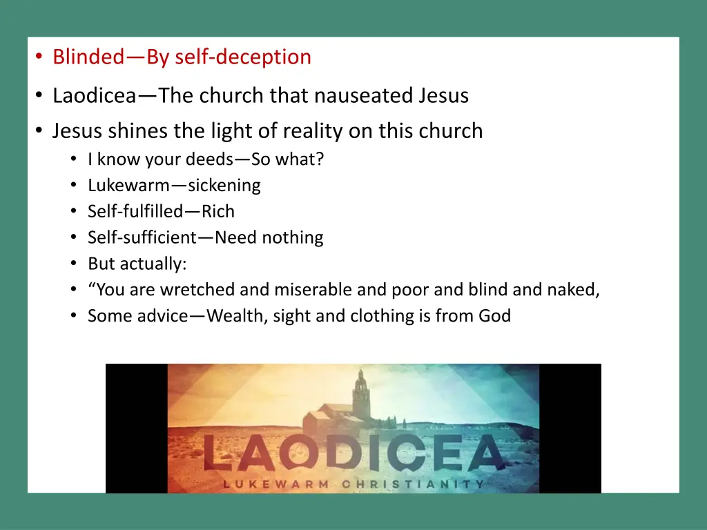 blinded by self deception 1