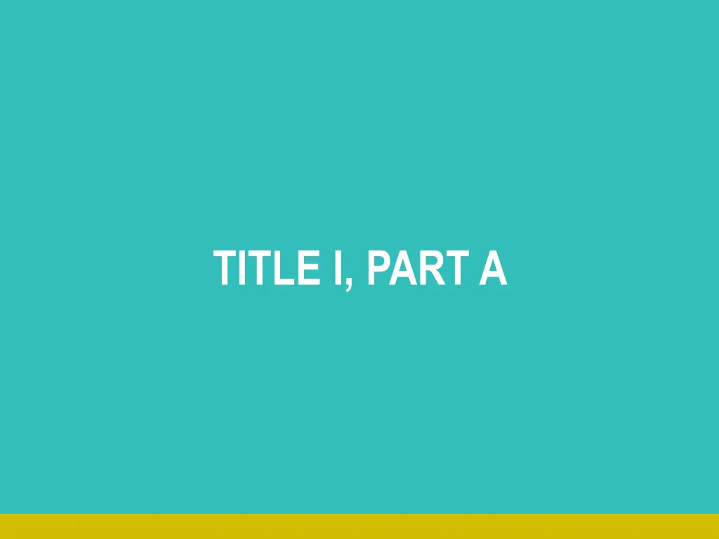 title i part a