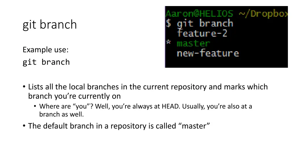 git branch
