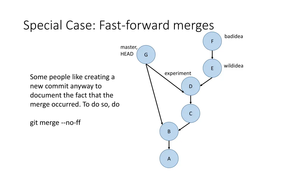 special case fast forward merges 2