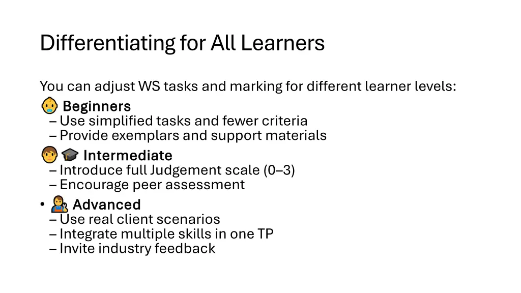 differentiating for all learners