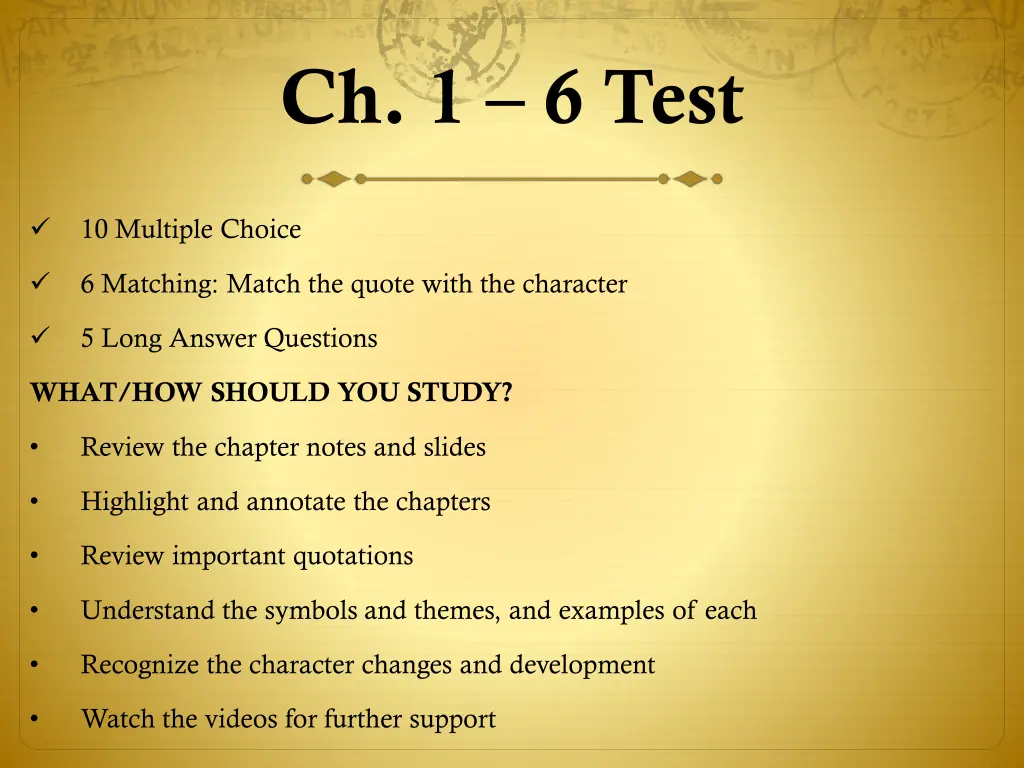 ch 1 6 test