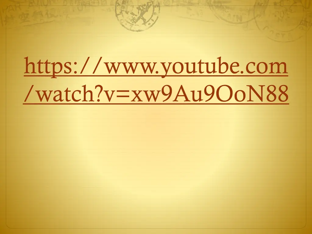 https www youtube com watch v xw9au9oon88