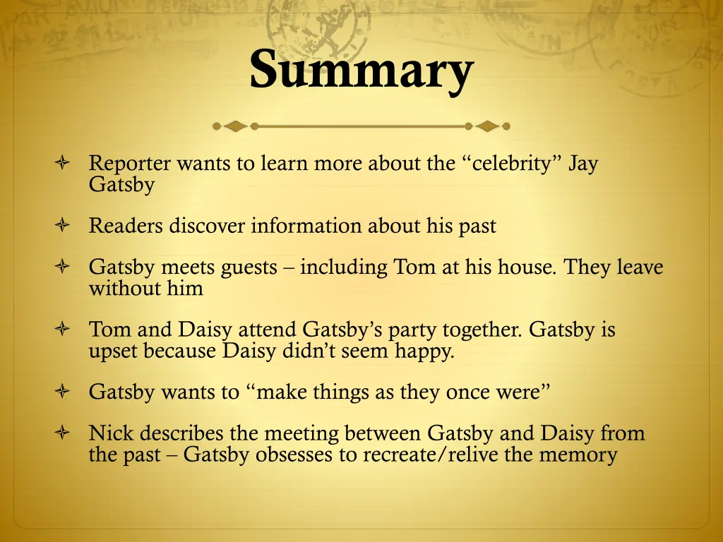 summary