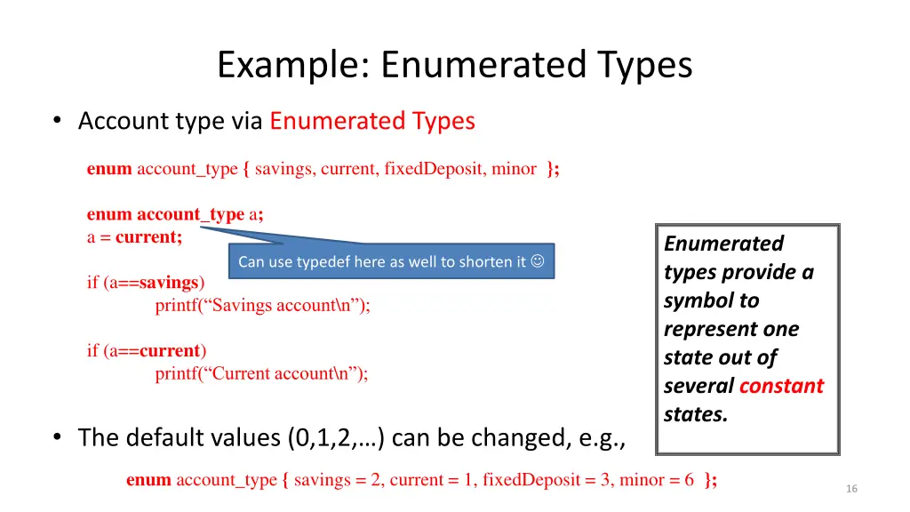 example enumerated types