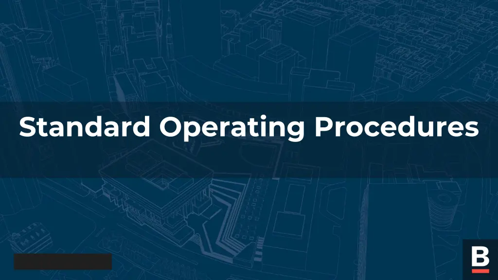 standard operating procedures