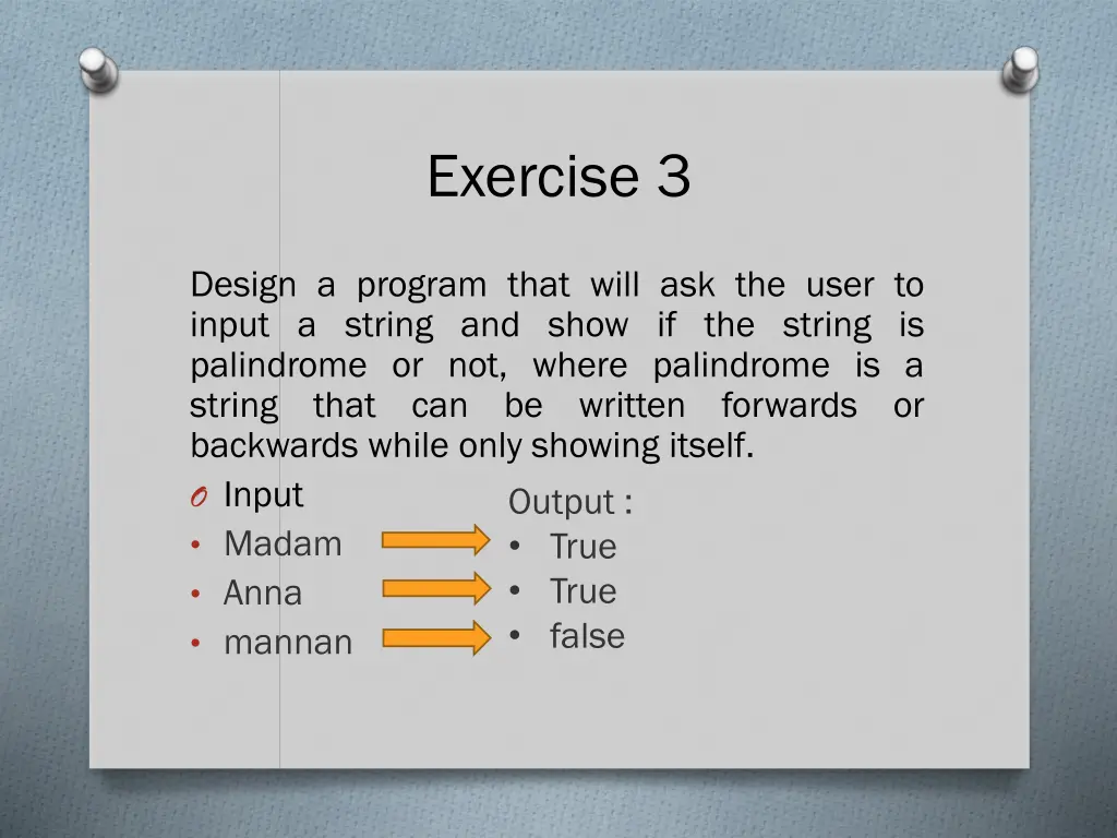 exercise 3