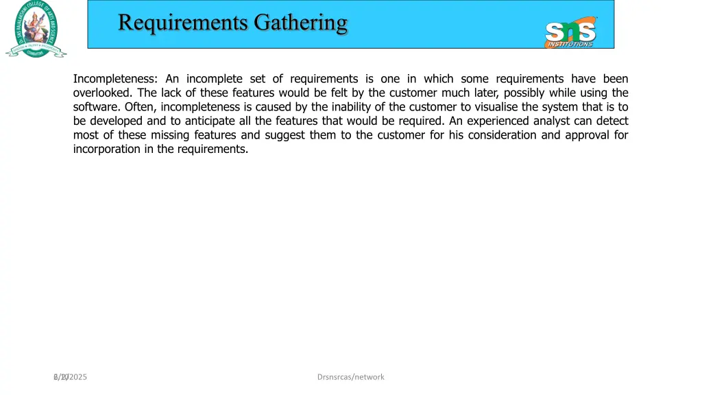requirements gathering 1