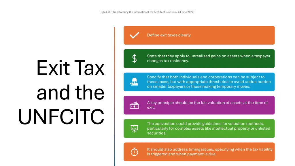 define exit taxes clearly