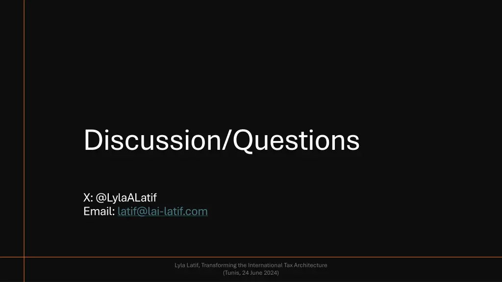 discussion questions