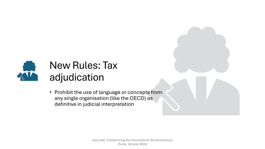 new rules tax adjudication