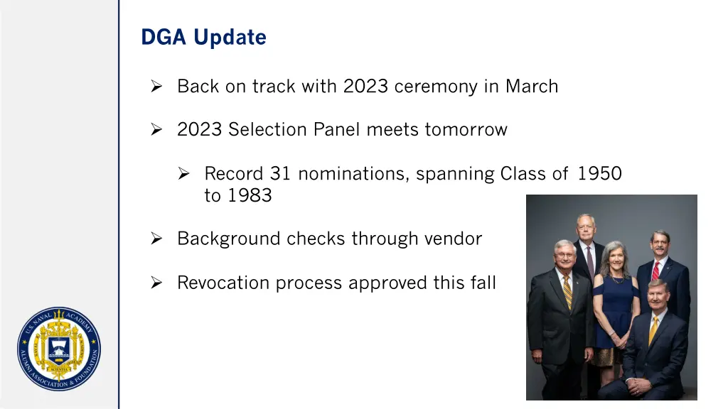 dga update
