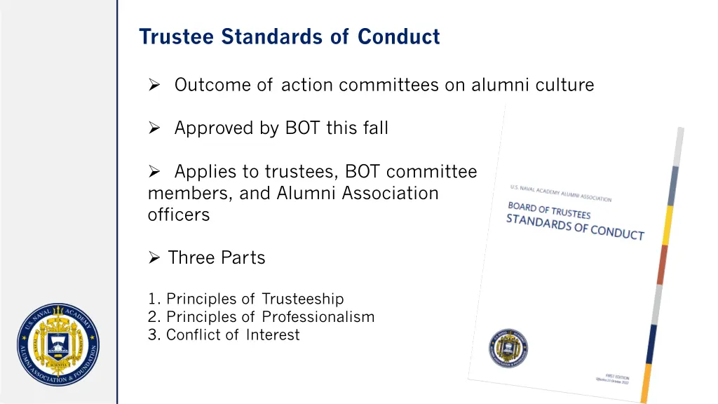 trustee standards of conduct