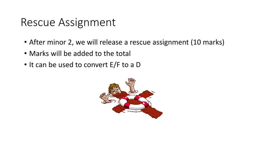 rescue assignment