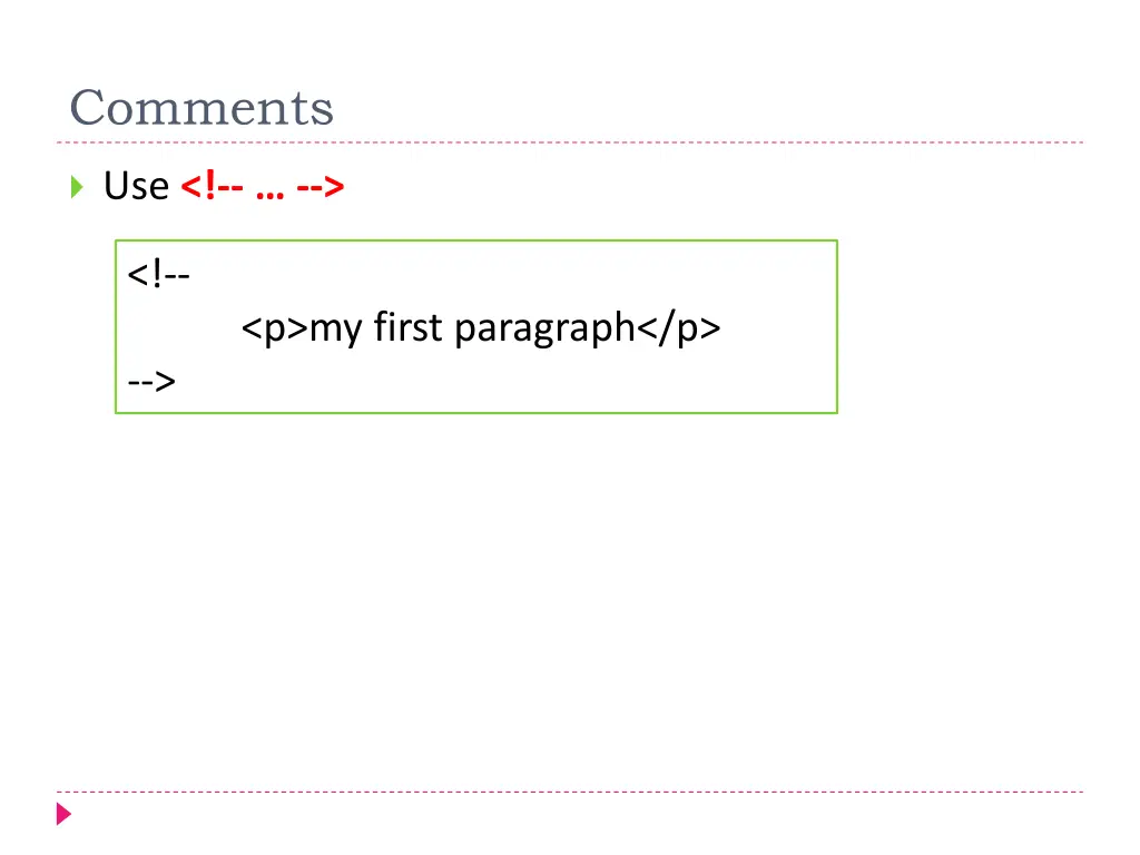 comments