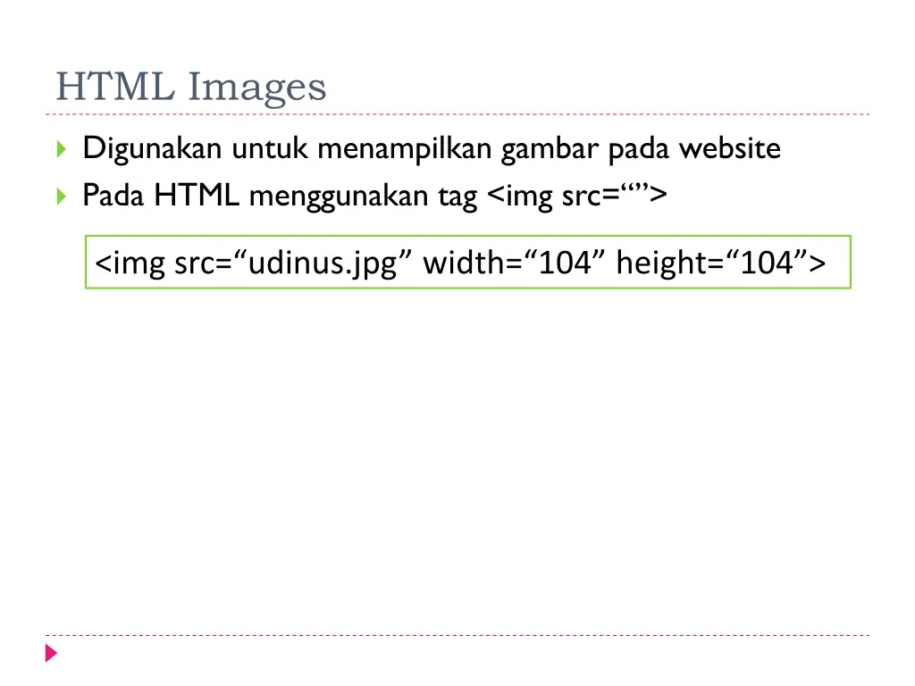 html images