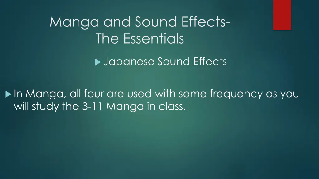 manga and sound effects the essentials 9