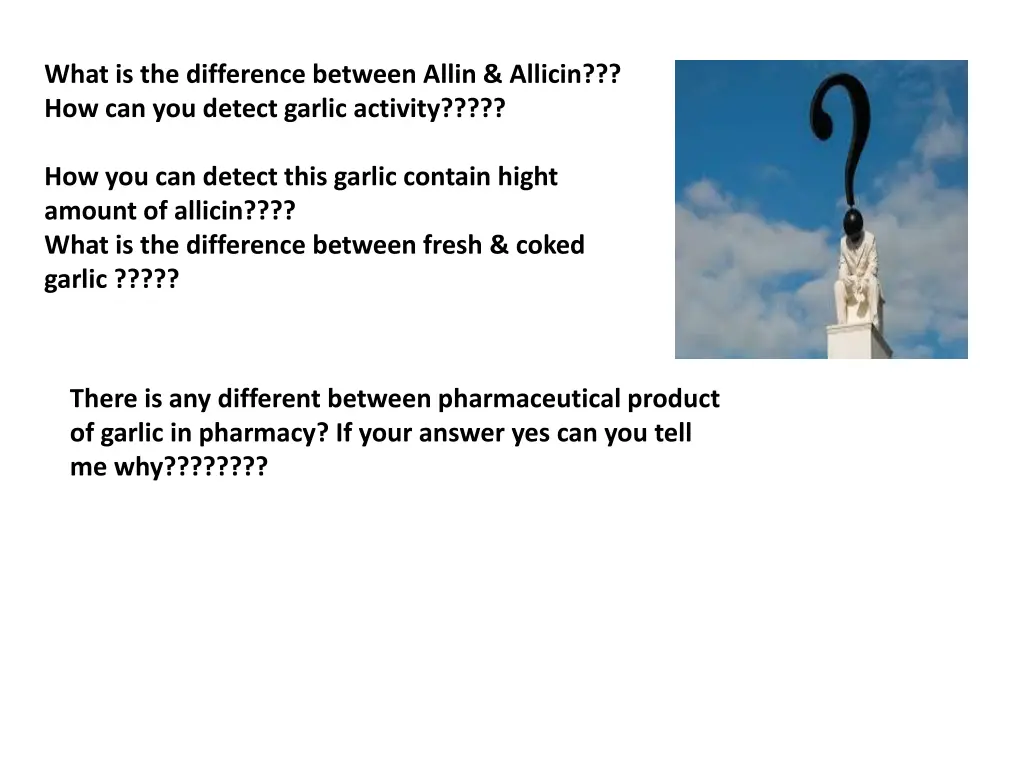 what is the difference between allin allicin