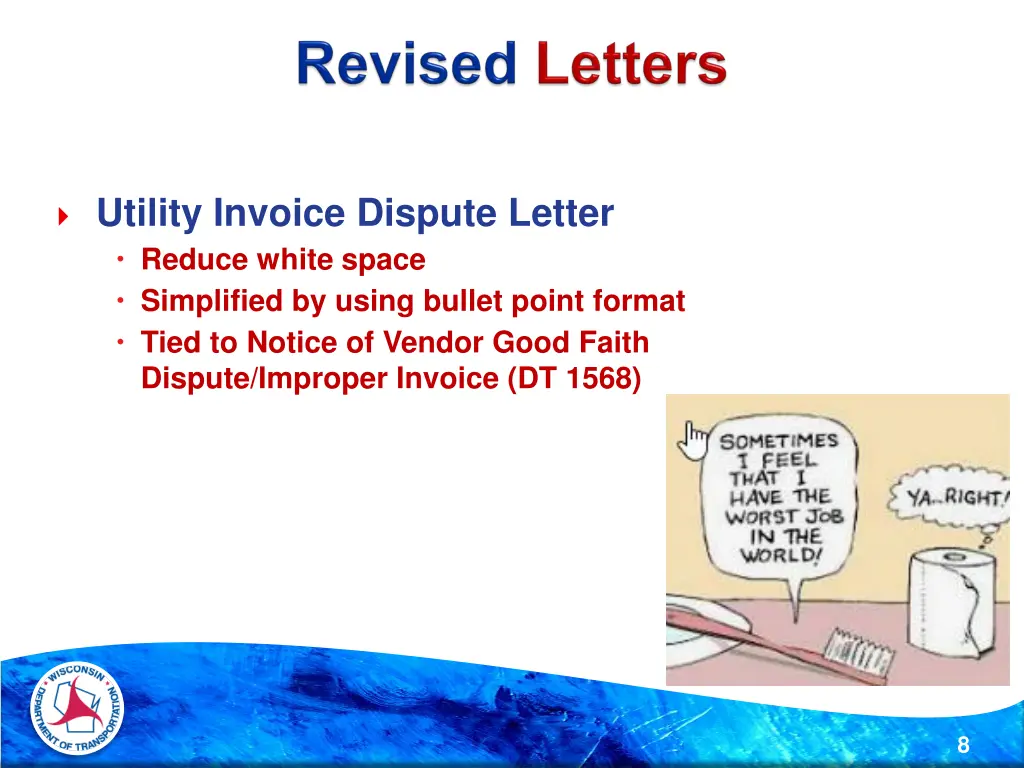 utility invoice dispute letter reduce white space