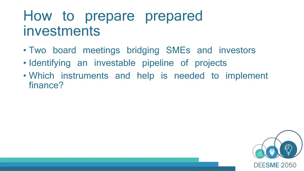 how to prepare prepared investments two board