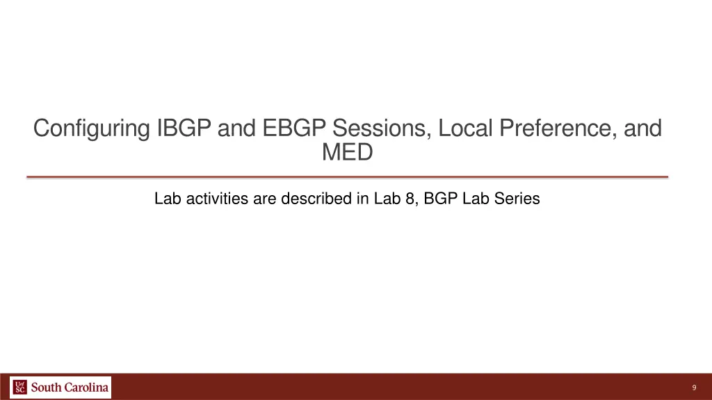 configuring ibgp and ebgp sessions local