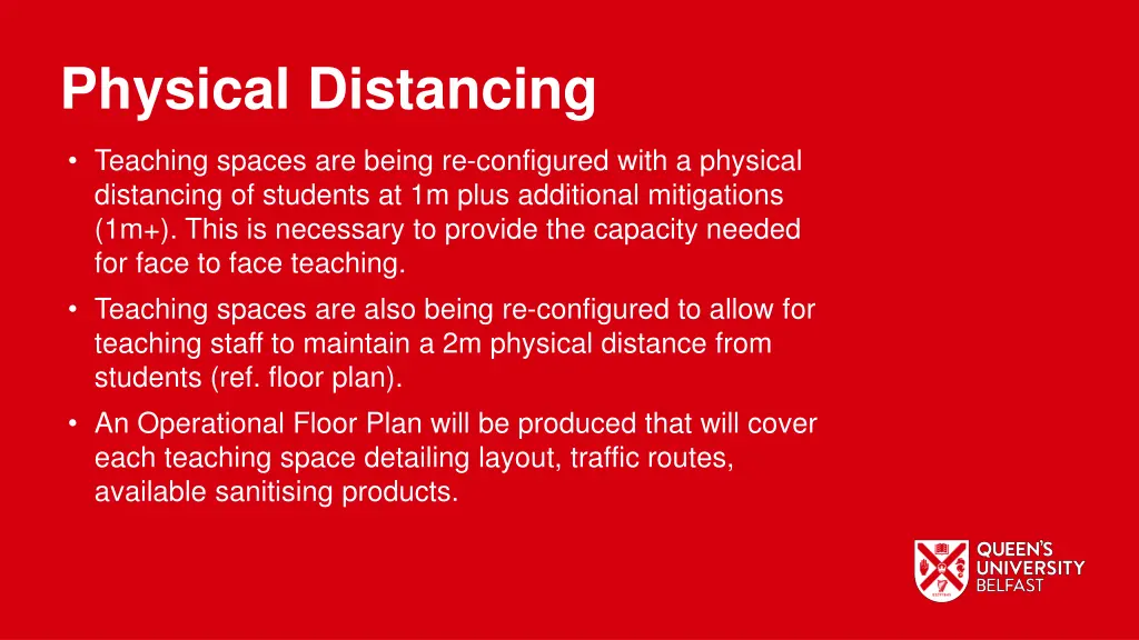 physical distancing