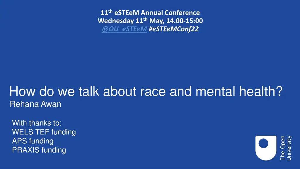 11 th esteem annual conference wednesday
