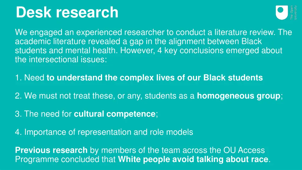 desk research