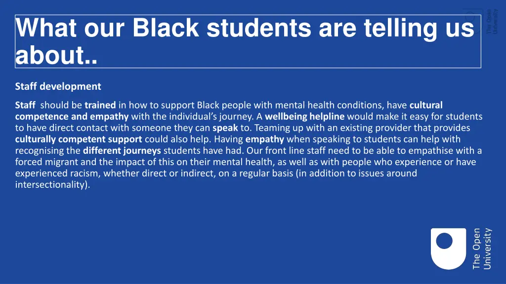 what our black students are telling us about 1