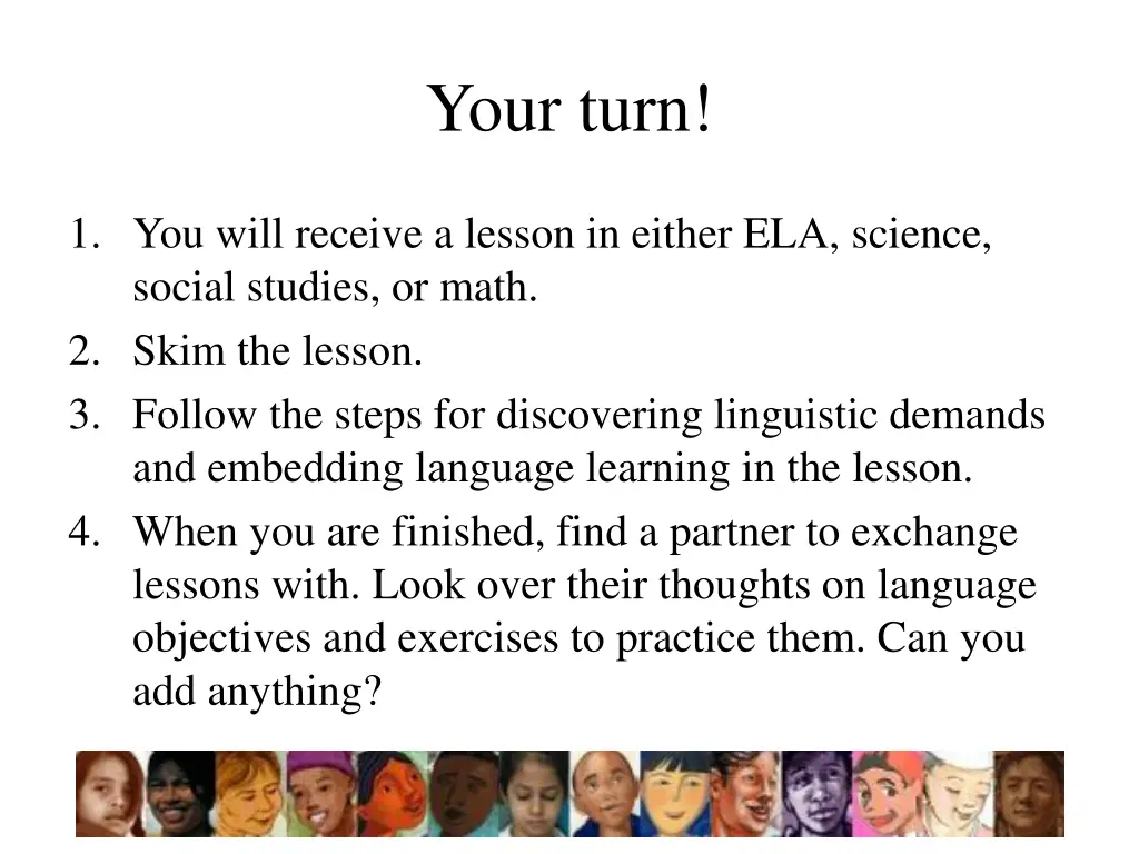 your turn