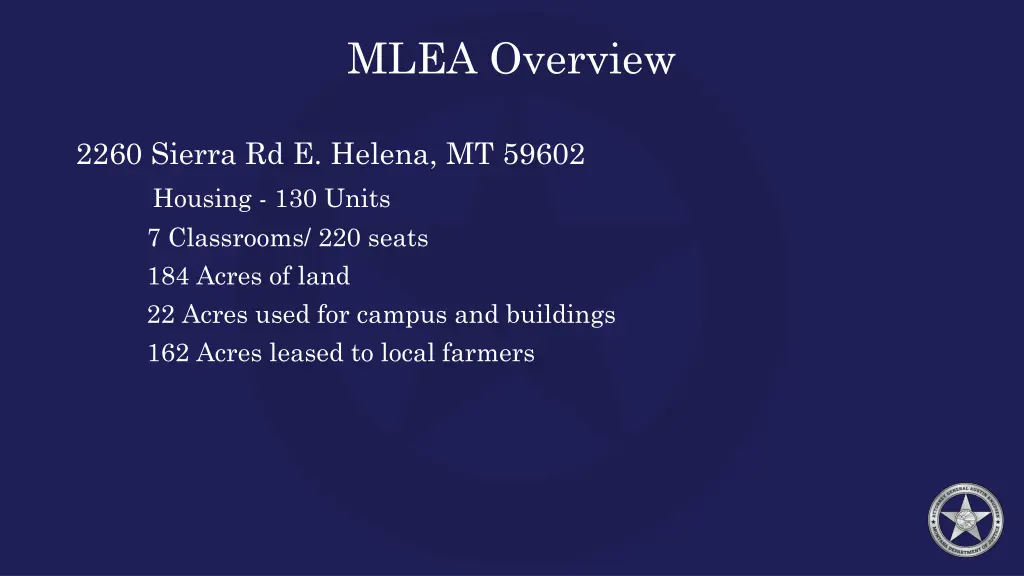 mlea overview