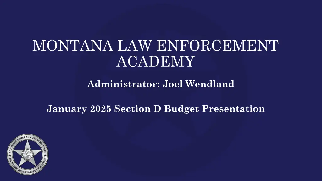 montana law enforcement academy