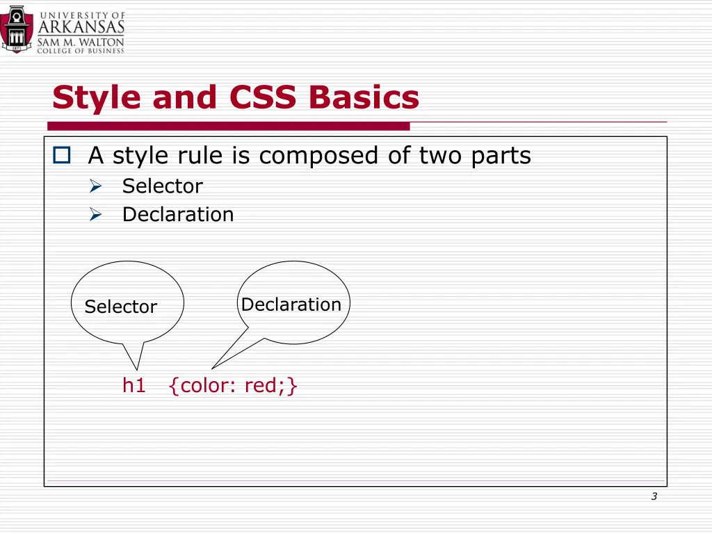 style and css basics 1