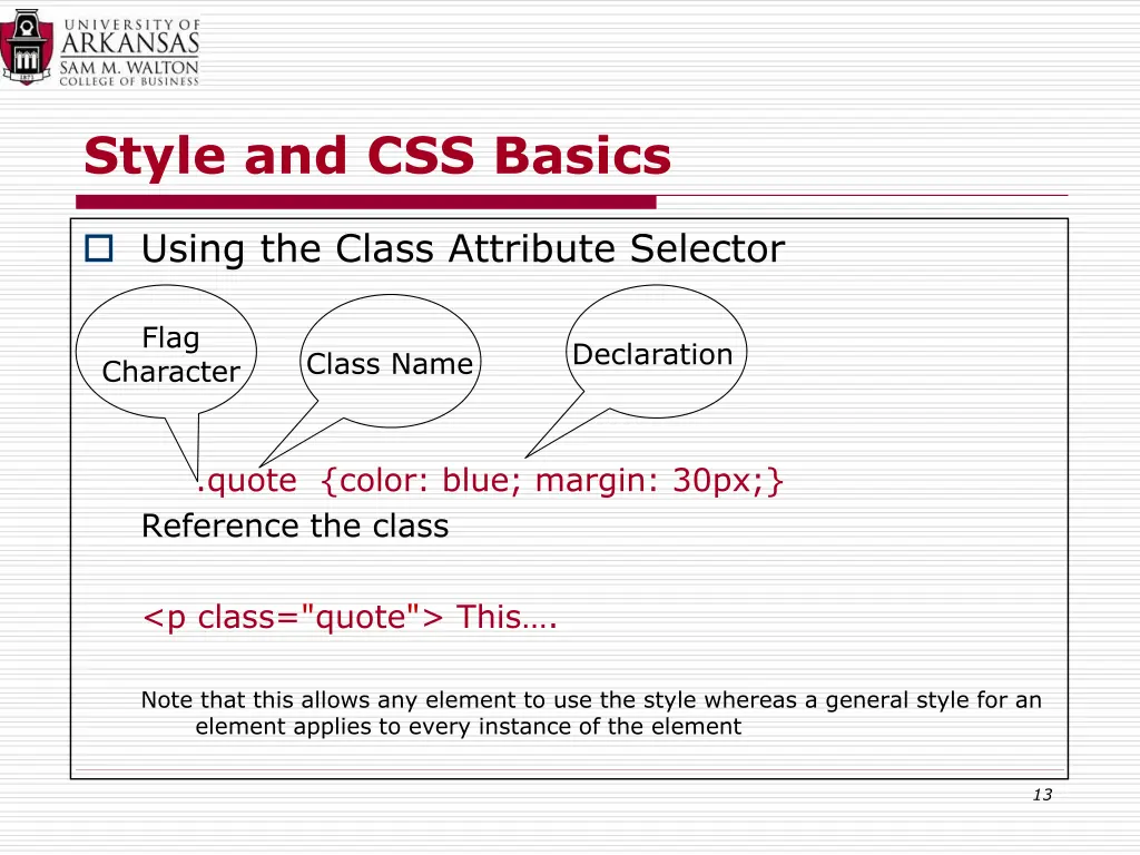 style and css basics 11